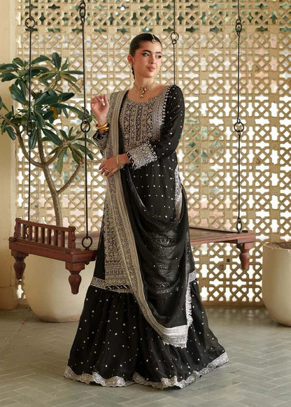 Luxury Chiffon Heavy Embroidered 3 Piece Suit with Spangle Work Dupatta – image 1 of 6