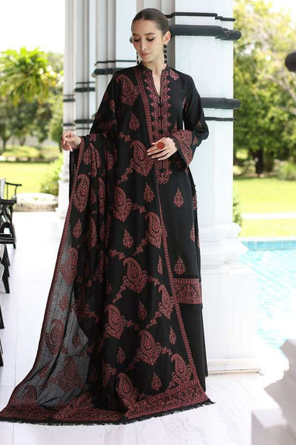 Bareeze Dhanak Embroidered Unstitched Luxury 3 Piece Suit with Shawl – image 2 of 4