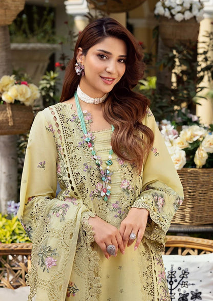 Elaf Khaddi Net Chikankari Embroidered 3 Piece Lawn Suit – image 8 of 19