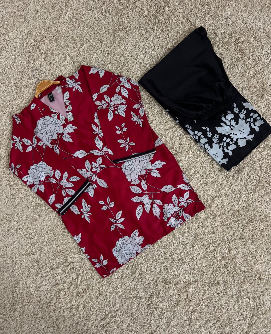 Maroon Printed 2 Piece Co-ord Set – image 4 of 5