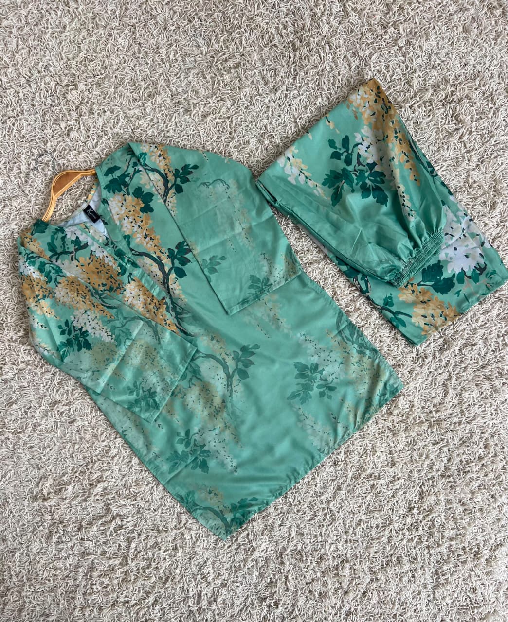 Mint Green Printed 2 Piece Co-ord Set – image 4 of 5